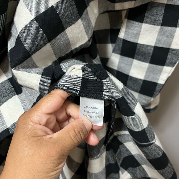 Bell by Alicia Bell Plaid Tie-Waist‎ Shirt Dress Vintage Inspired Southern Sz 10 - Picture 5 of 6